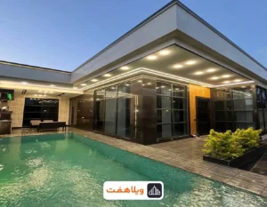 نمای اصلی ویلای قاسم آباد