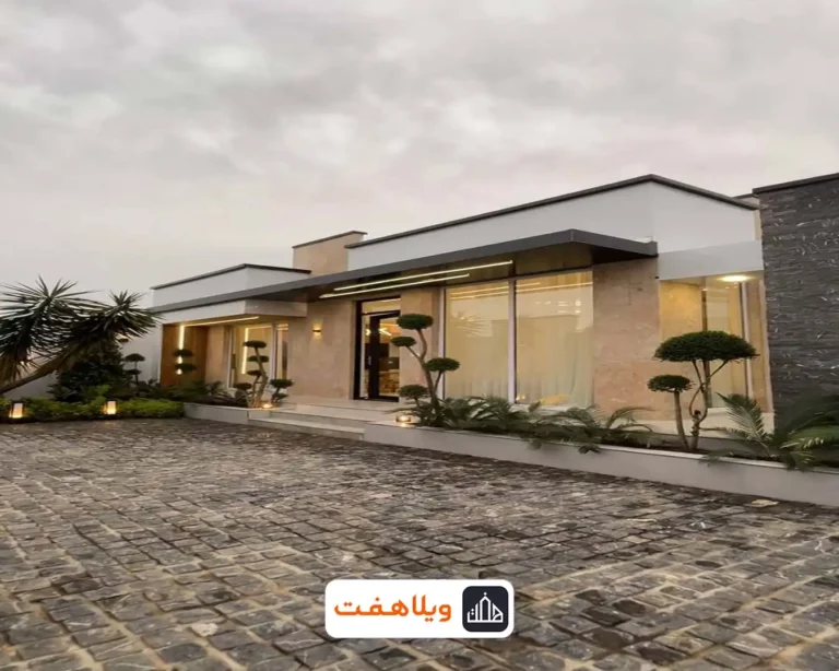 نمای کلی ویلای آران