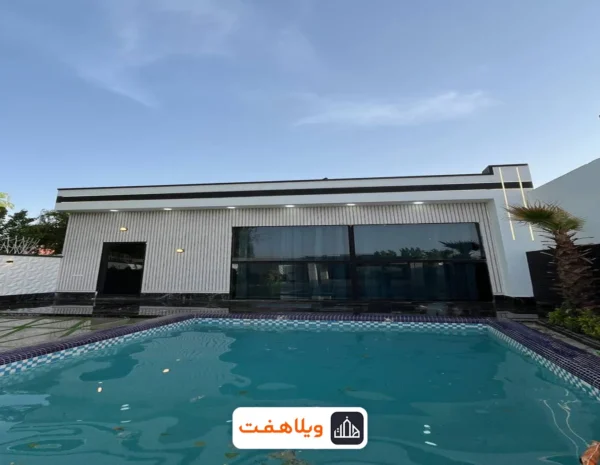 نمای ورودی ویلای آران